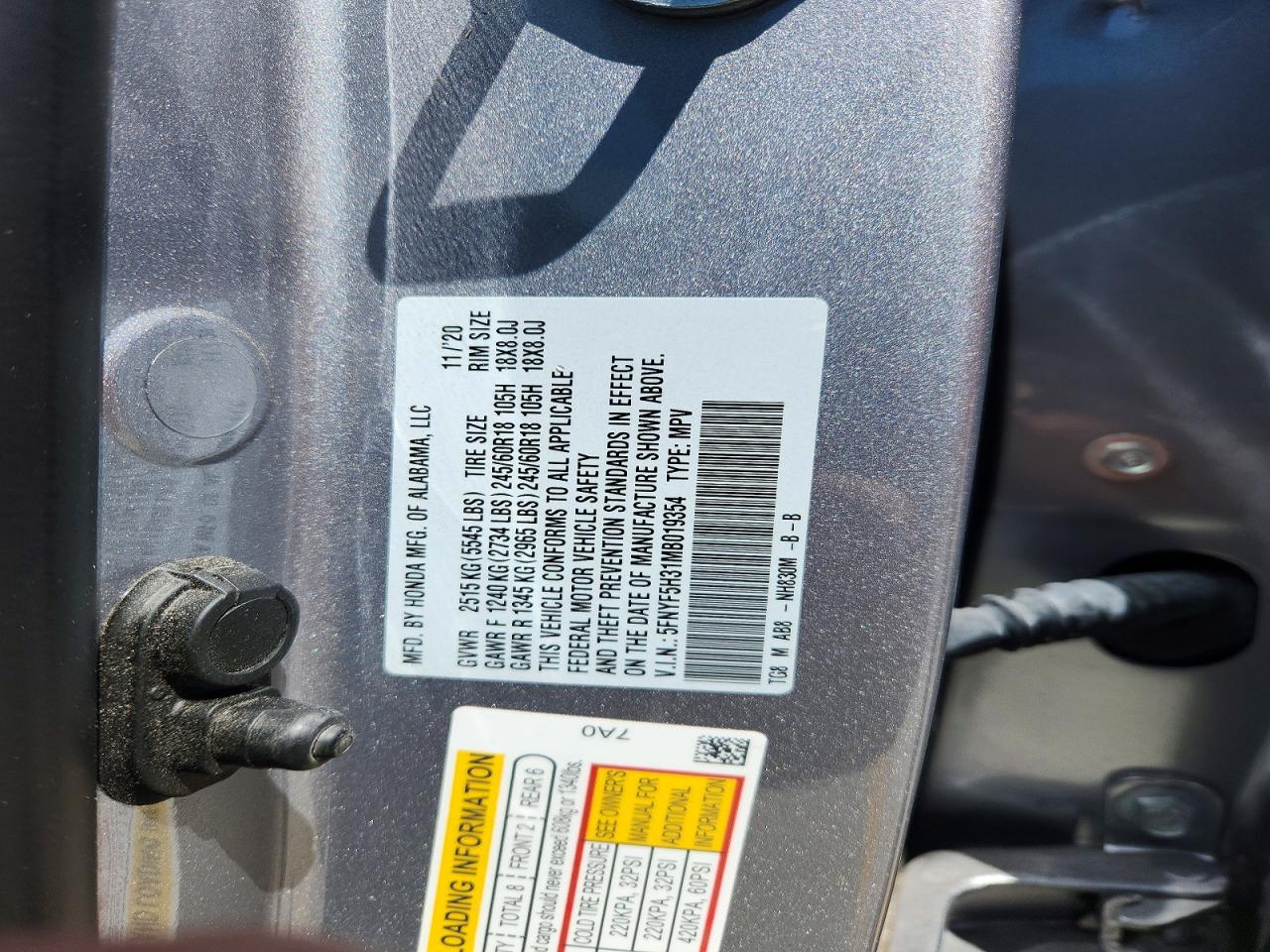 Honda Pilot Ex
