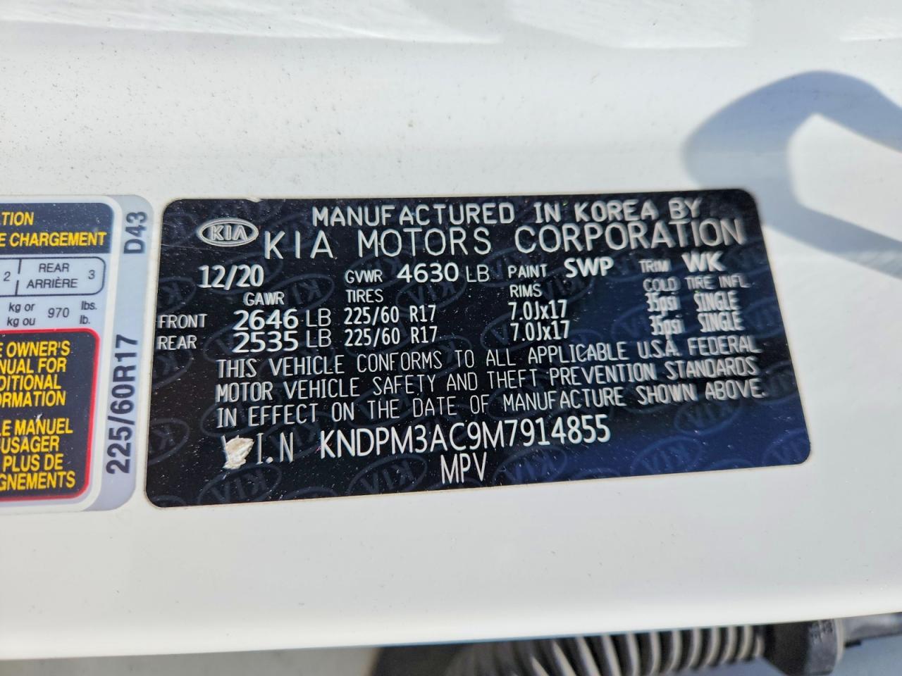 Kia Sportage Lx