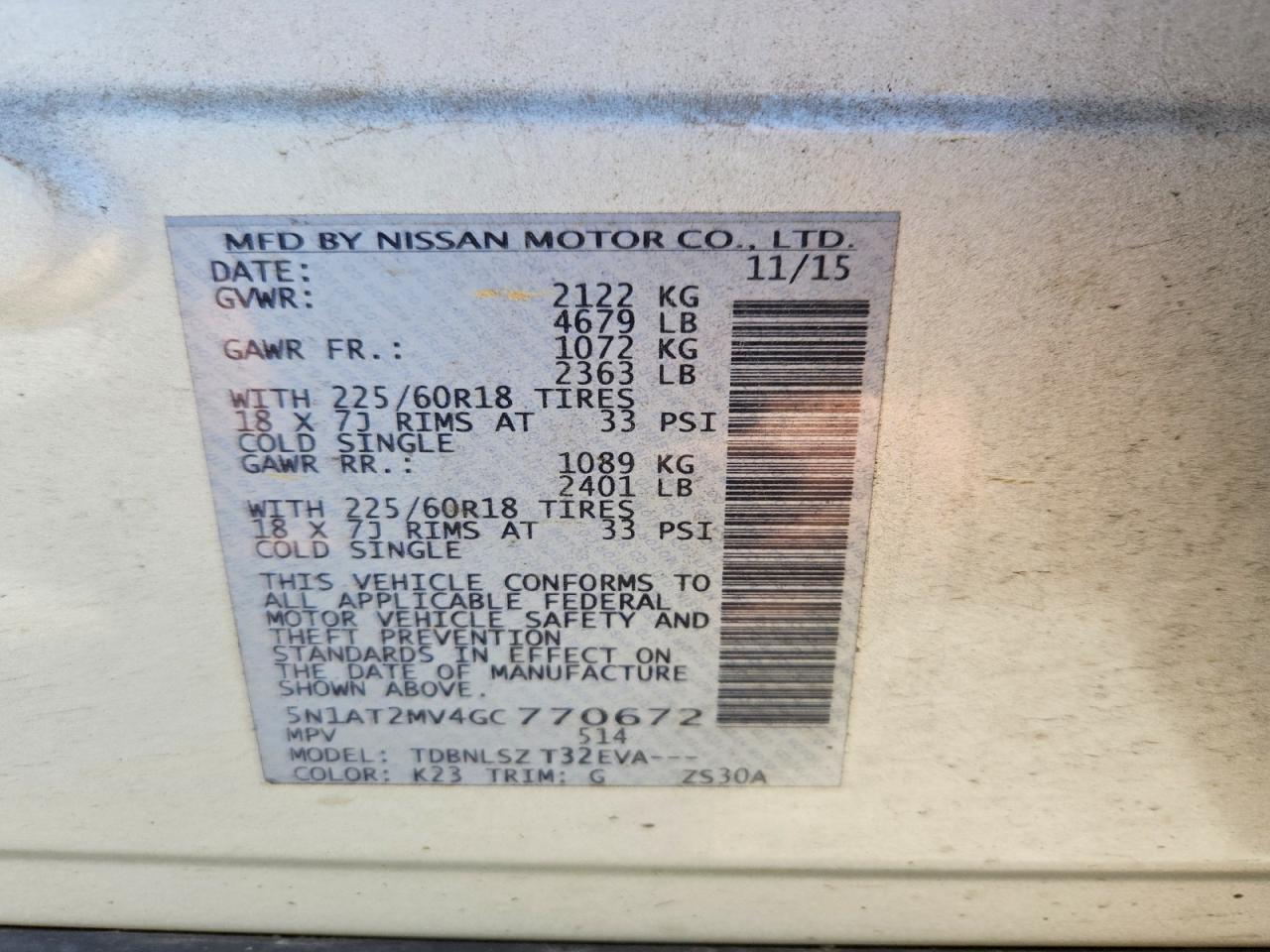Nissan Rogue Sl