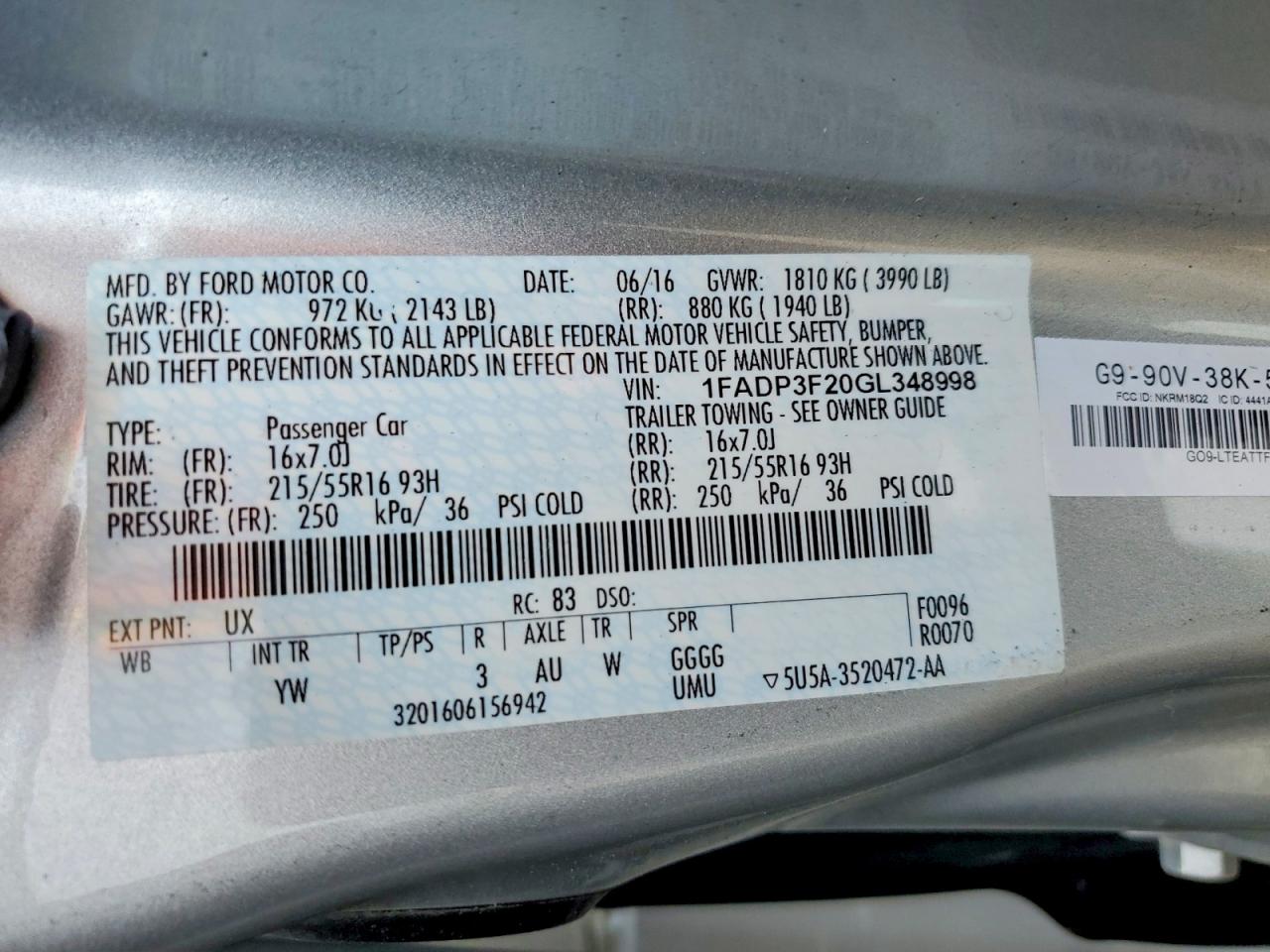 Ford Focus Se