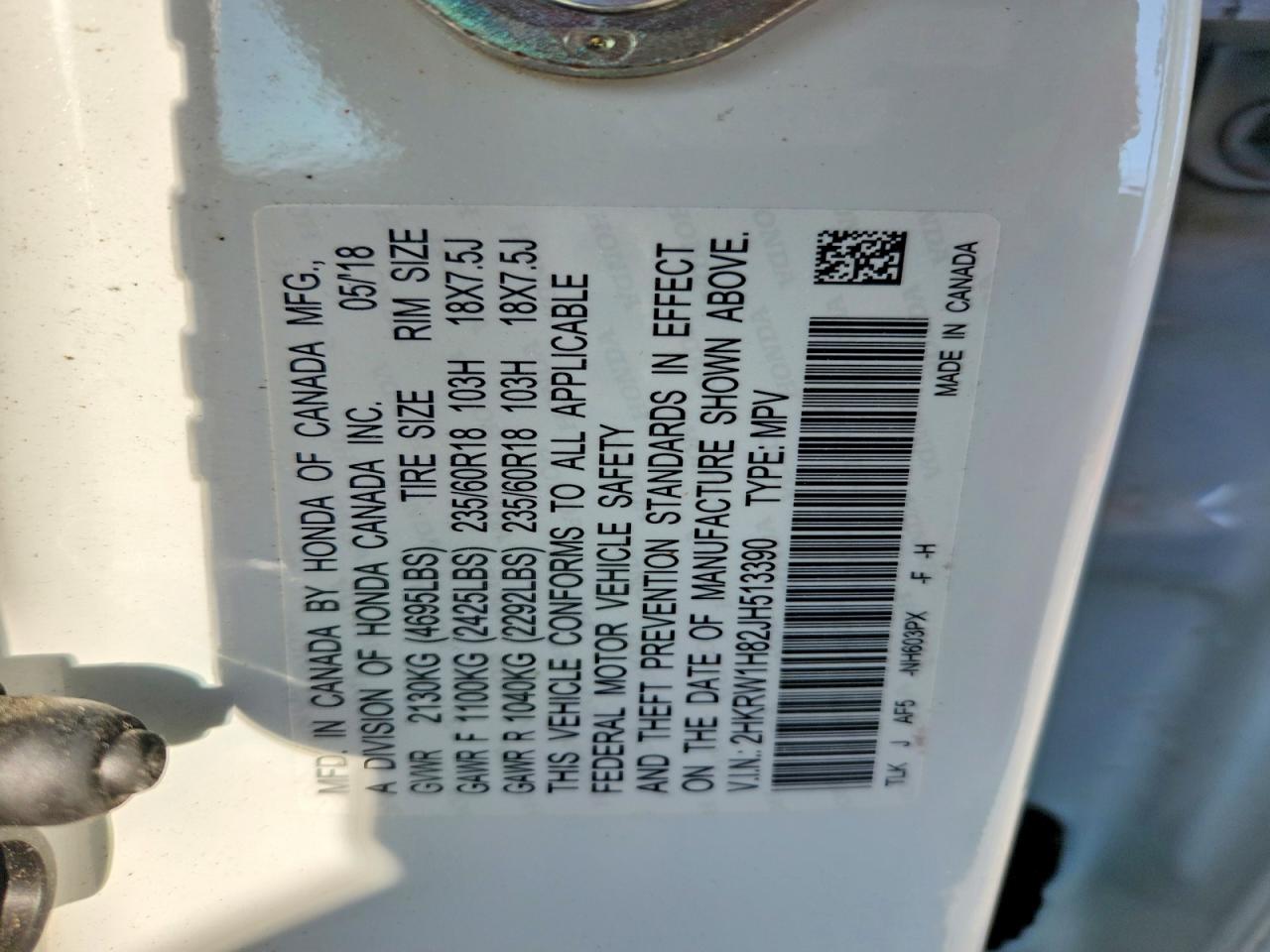 Honda Crv Exl