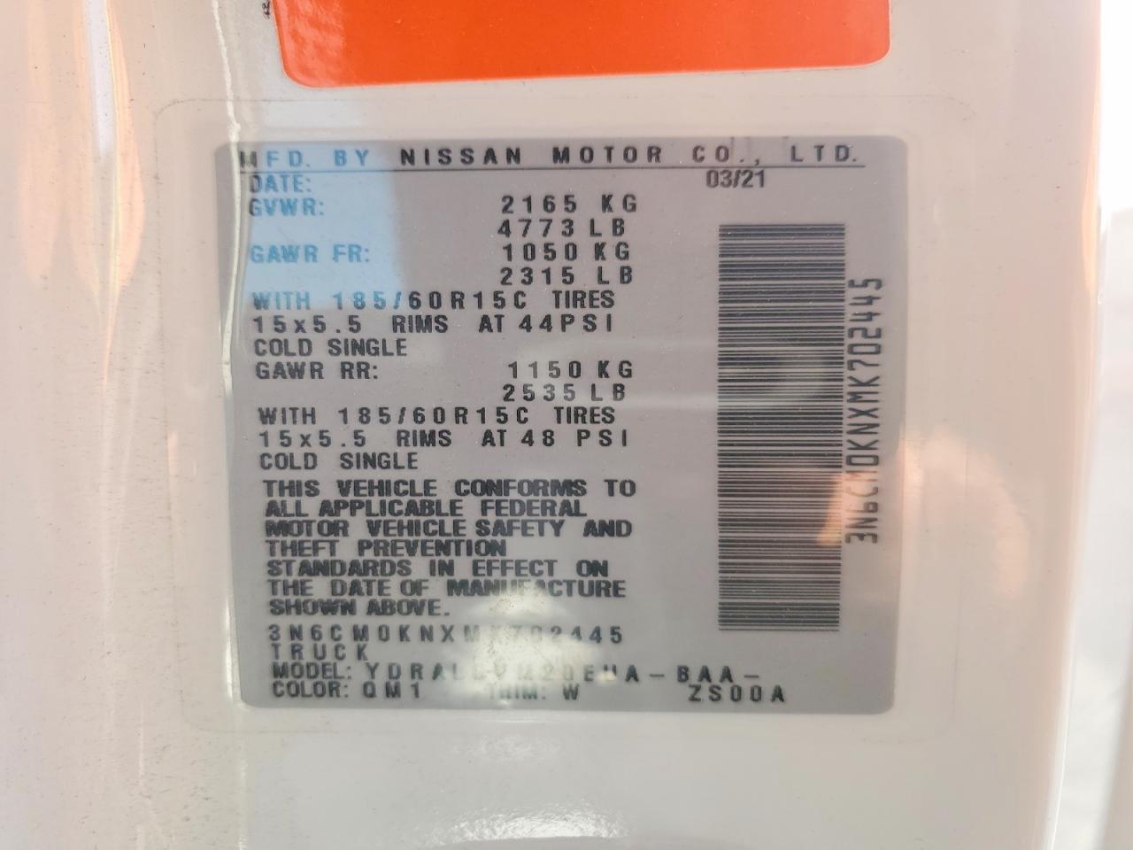 Nissan Nv Sv