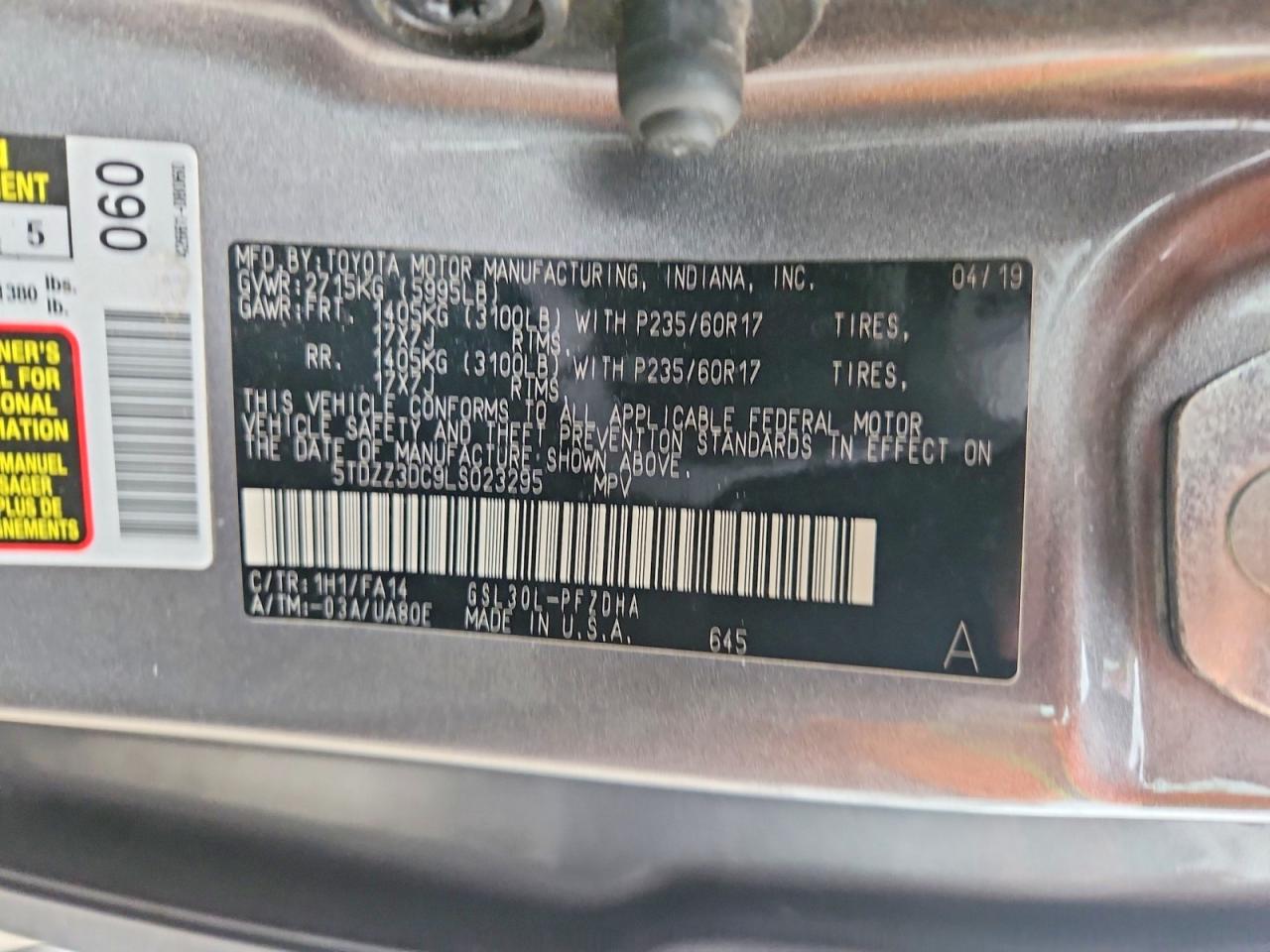 Toyota Sienna L