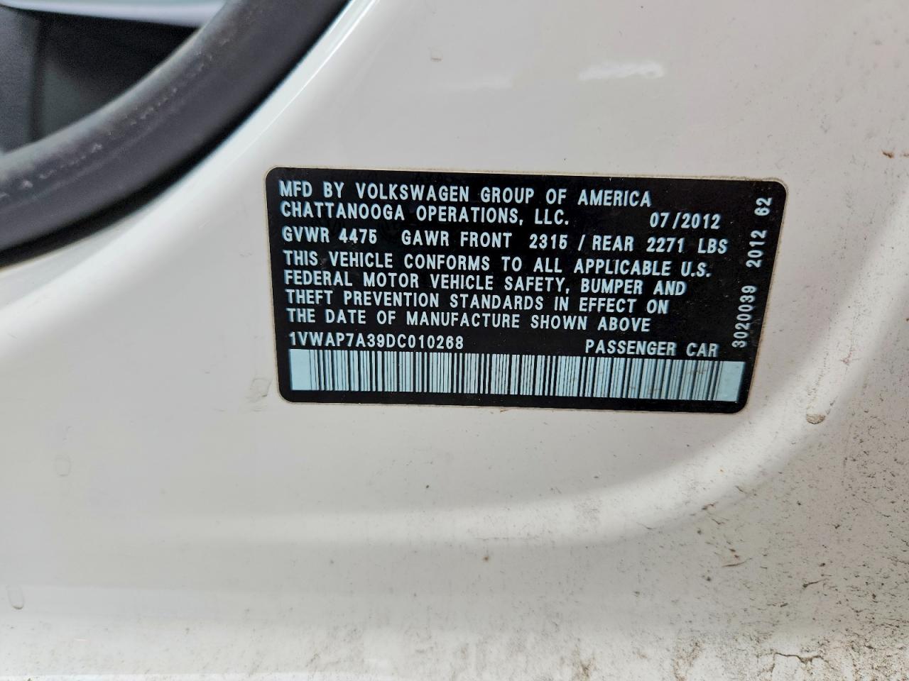 Volkswagen Passat S