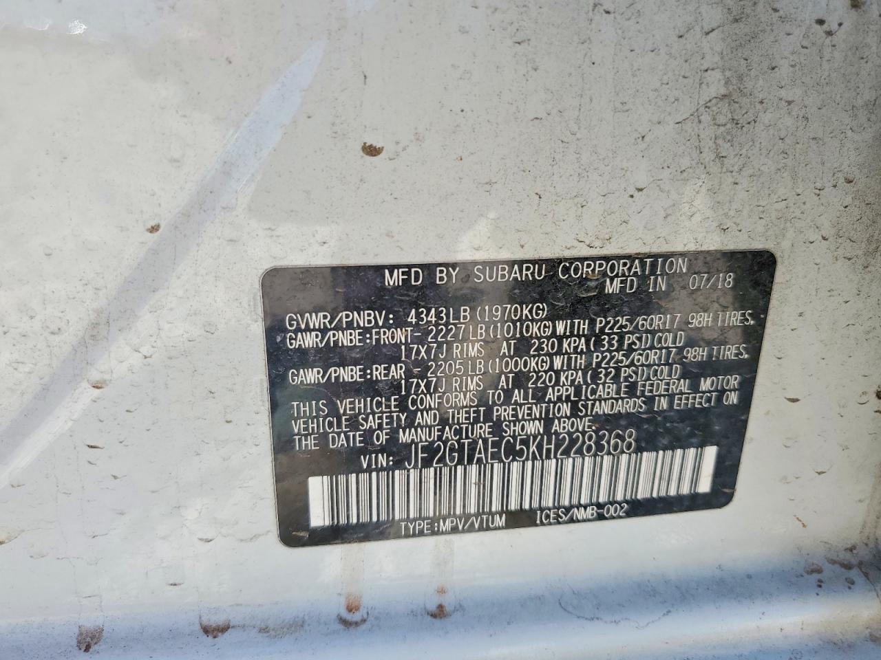 Subaru Crosstrek Premium