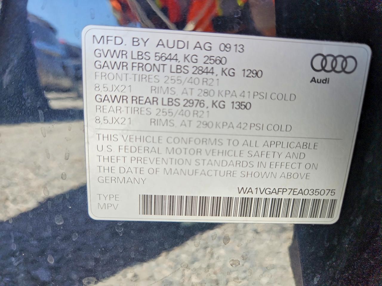 Audi Sq Prestige