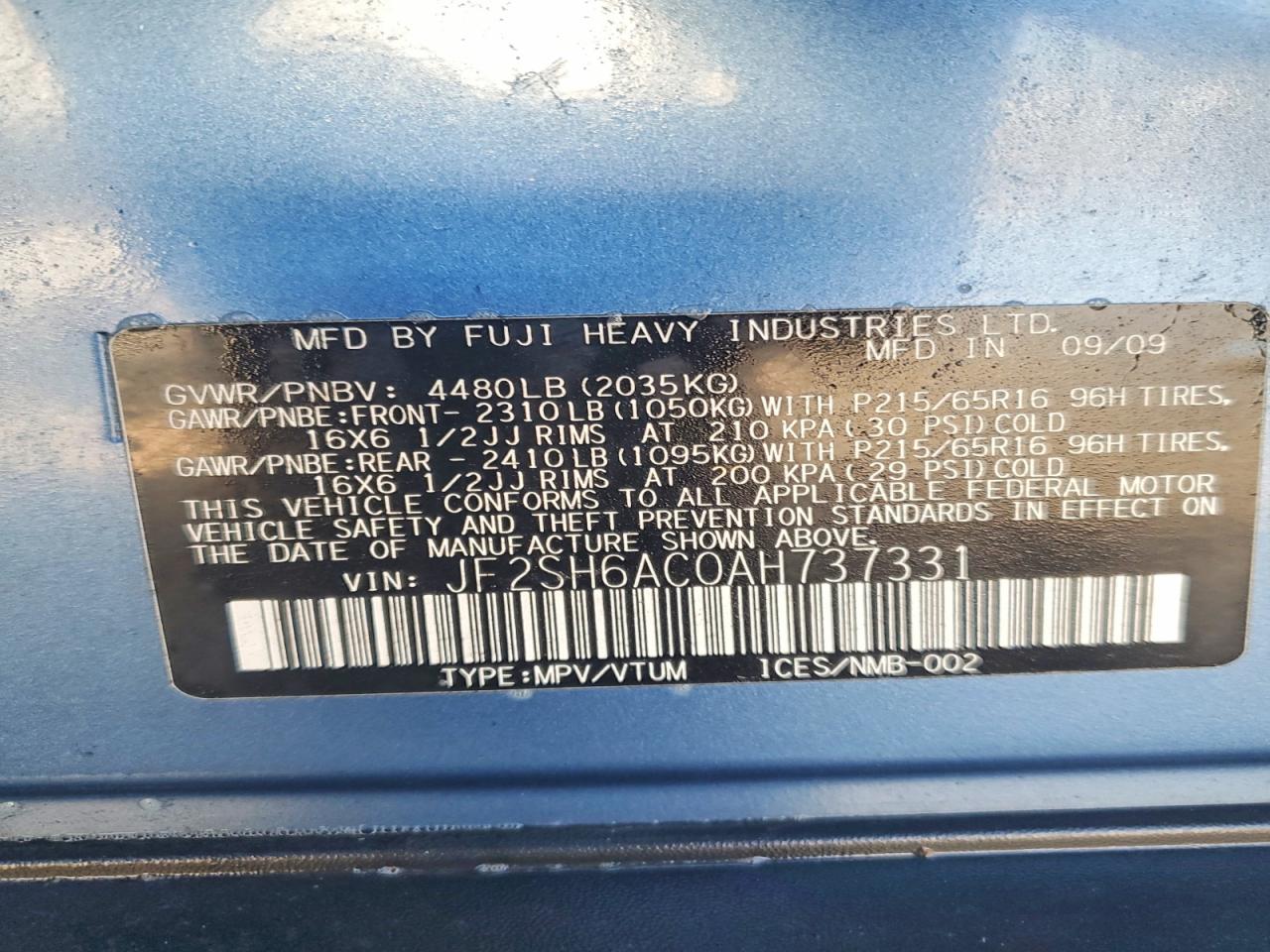 Subaru Forester 2.5x