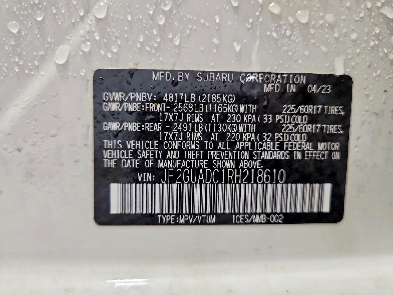 Subaru Crosstrek Premium