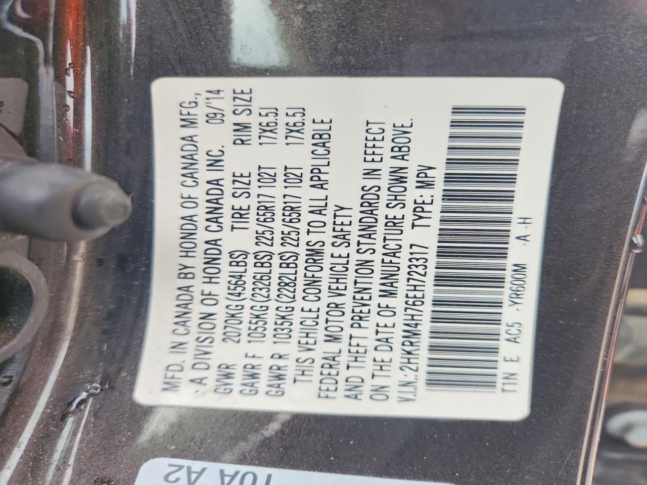 Honda Crv Exl