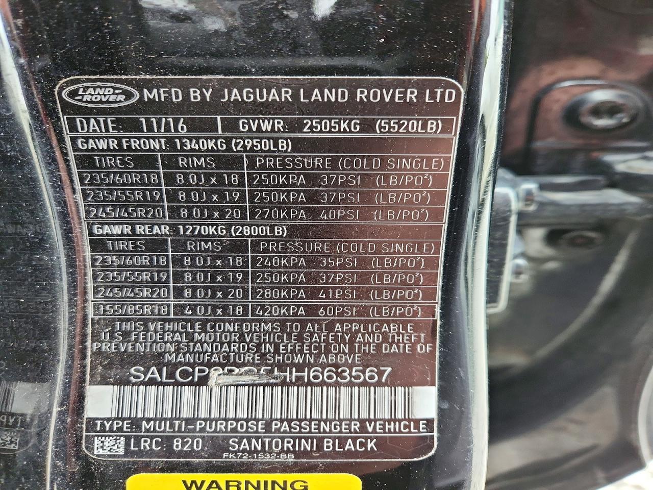 Land Rover Discovery Se