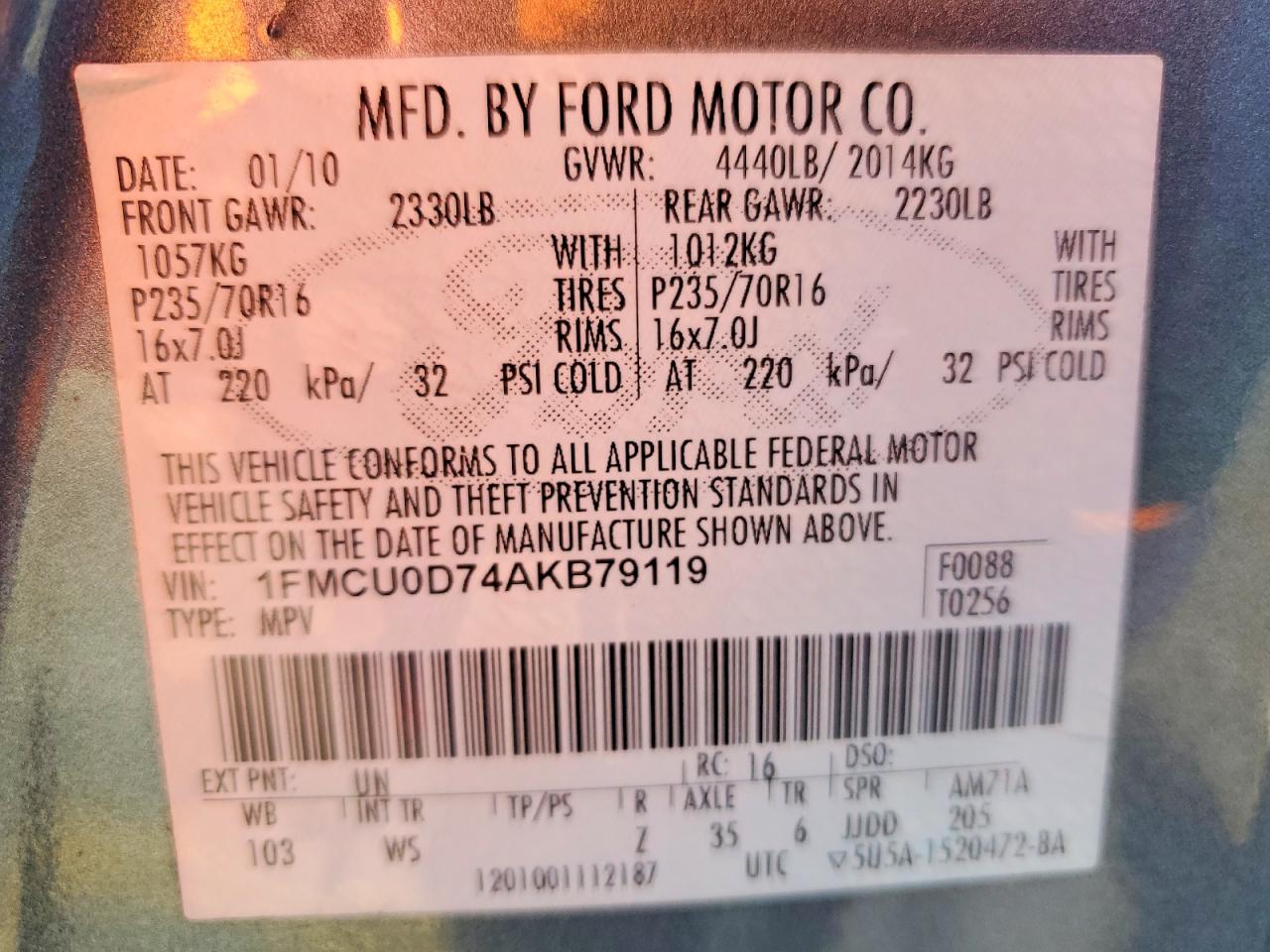 Ford Escape Xlt