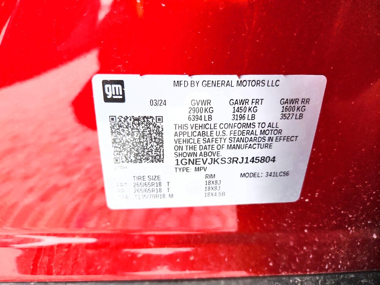 Chevrolet Traverse Lt Z71