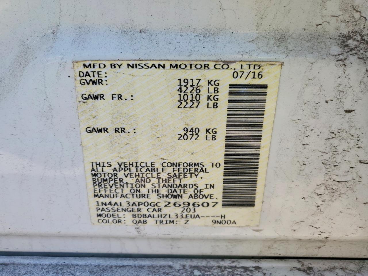 Nissan Altima 2.5 Sr