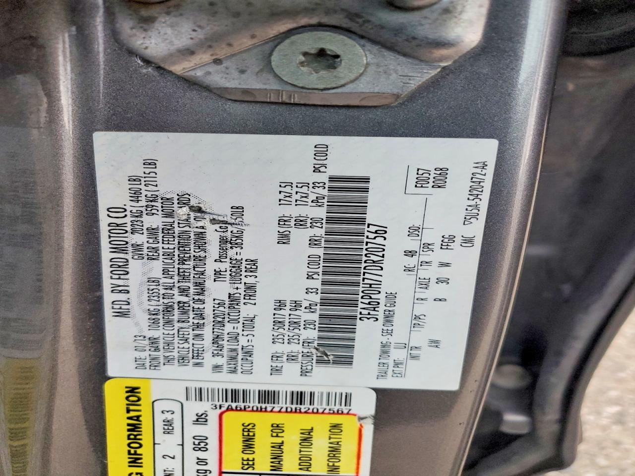 Ford Fusion Se