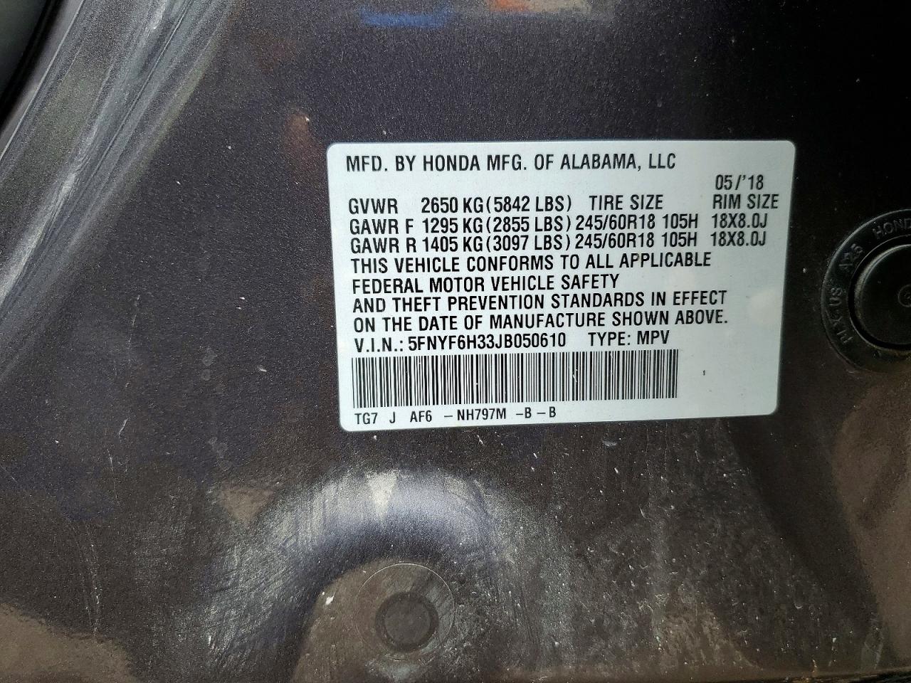Honda Pilot Ex
