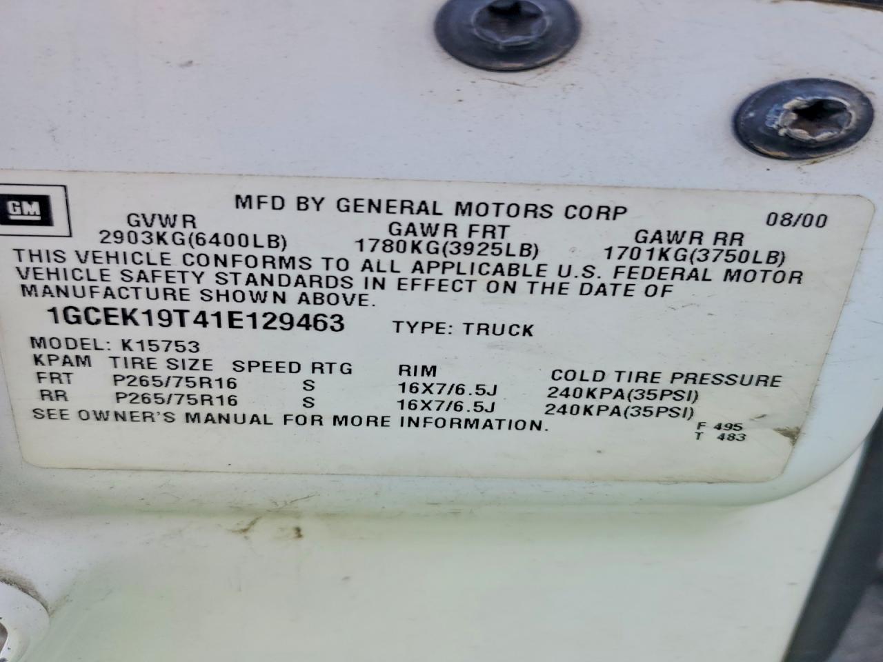 Chevrolet Silverado K1500