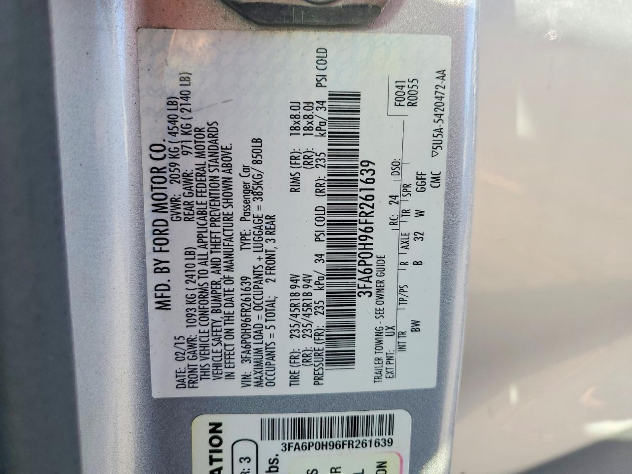 Ford Fusion Se