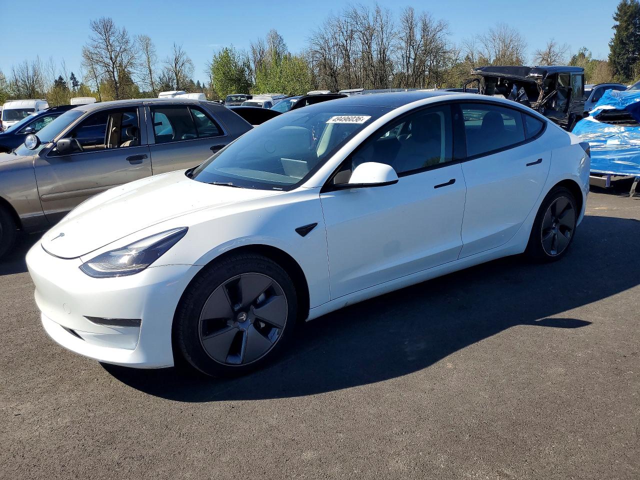Salvage Tesla Model 3 Image