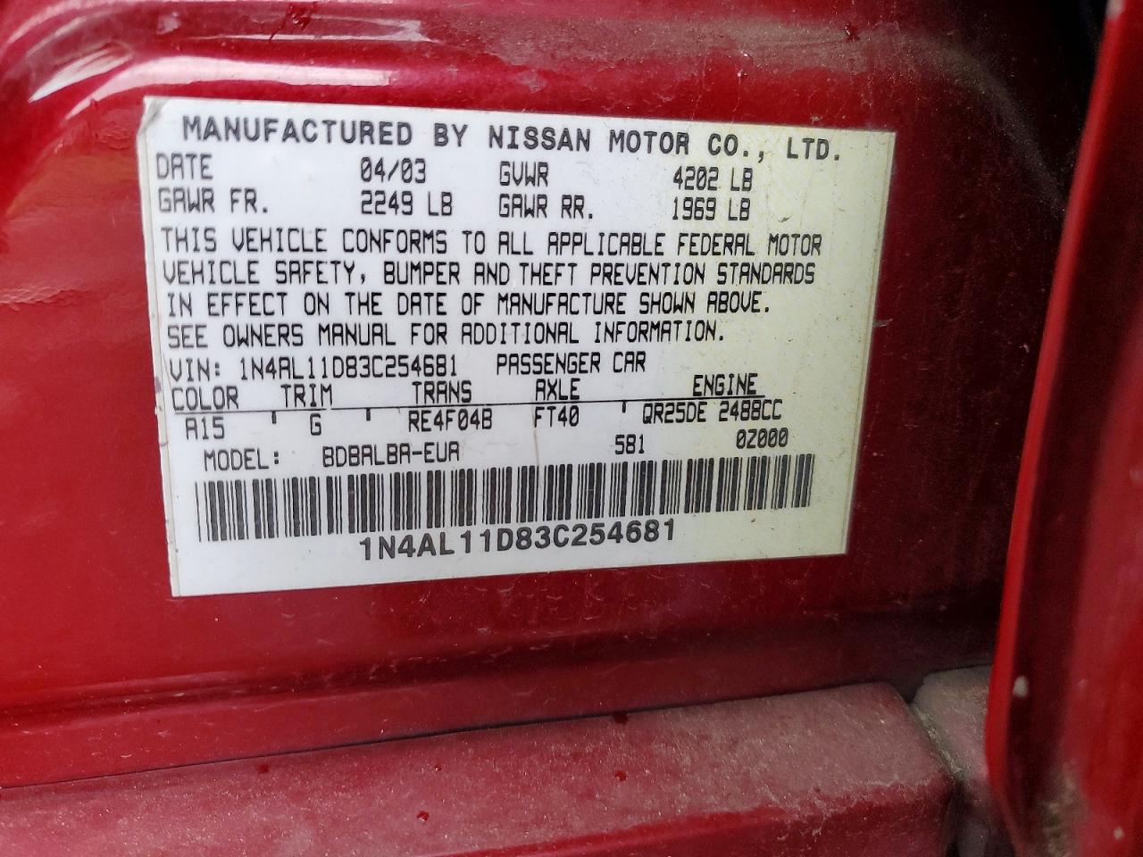 Nissan Altima 2.5
