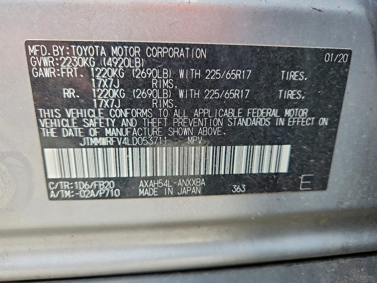 Toyota RAV4 Le