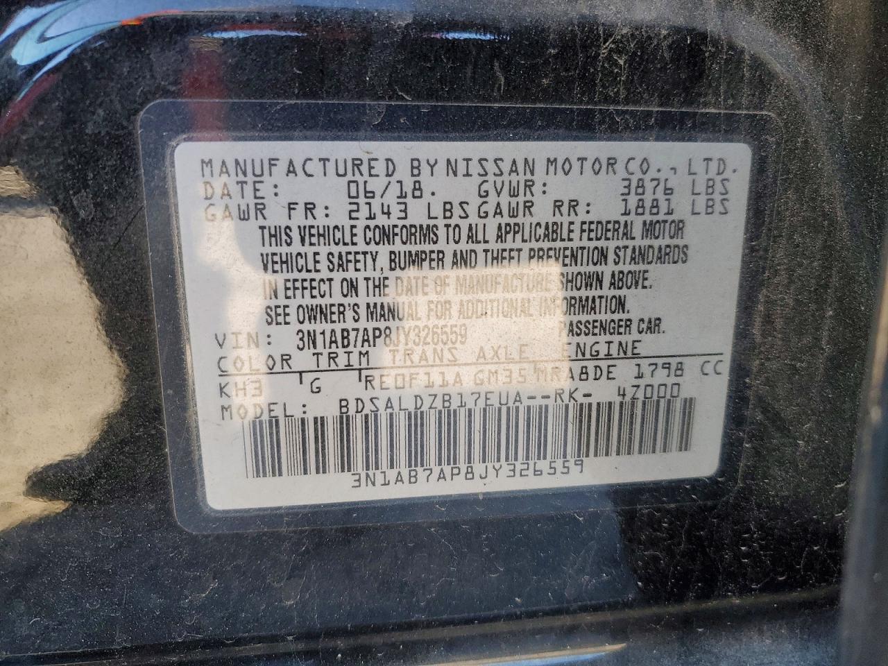 Nissan Sentra Sv