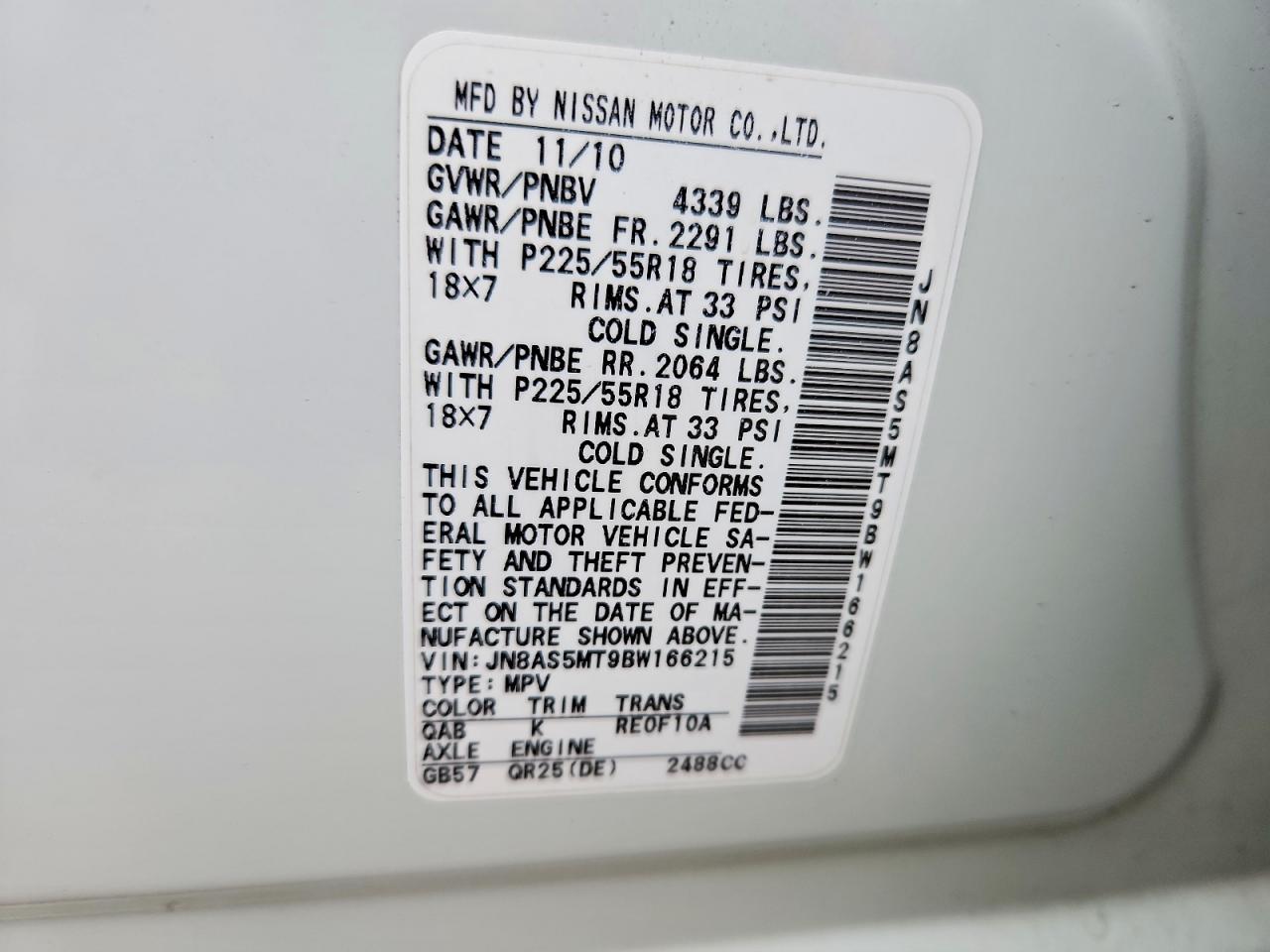 Nissan Rogue S