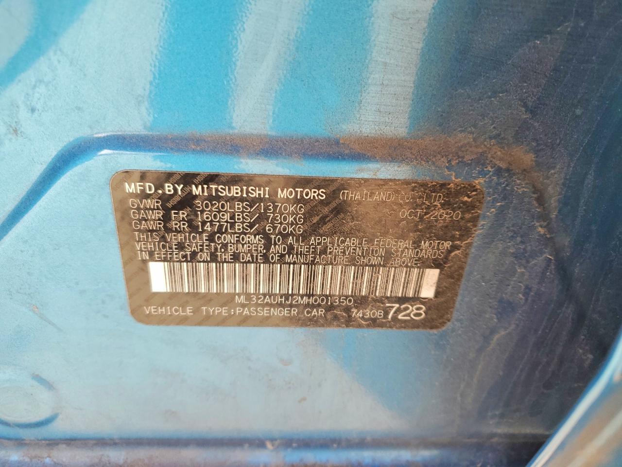 Mitsubishi Mirage Es