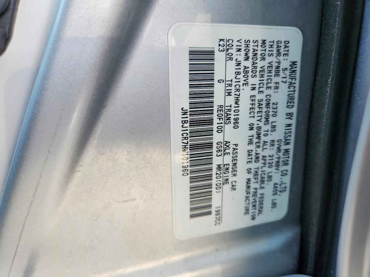 Nissan Rogue Sv