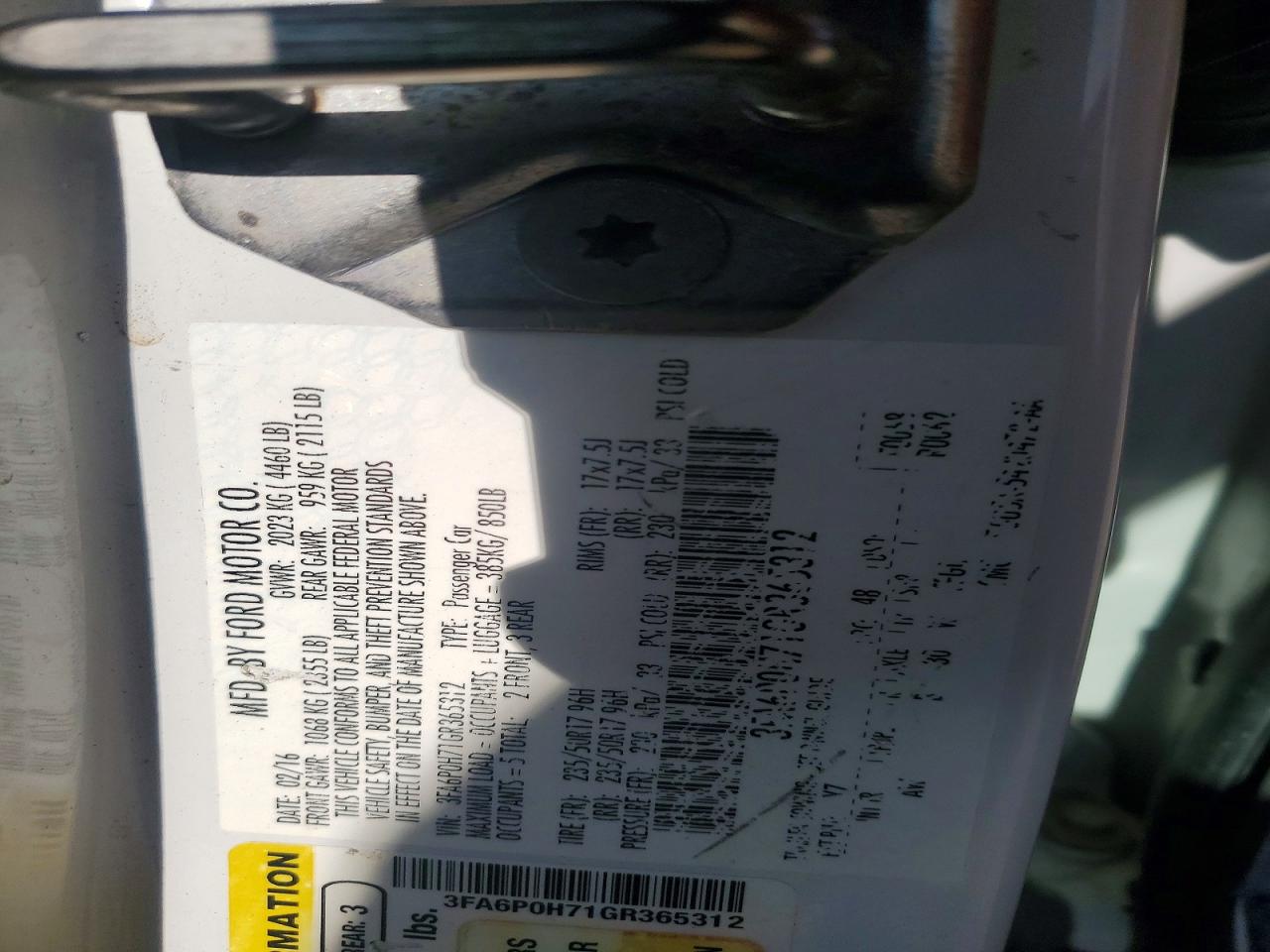 Ford Fusion Se