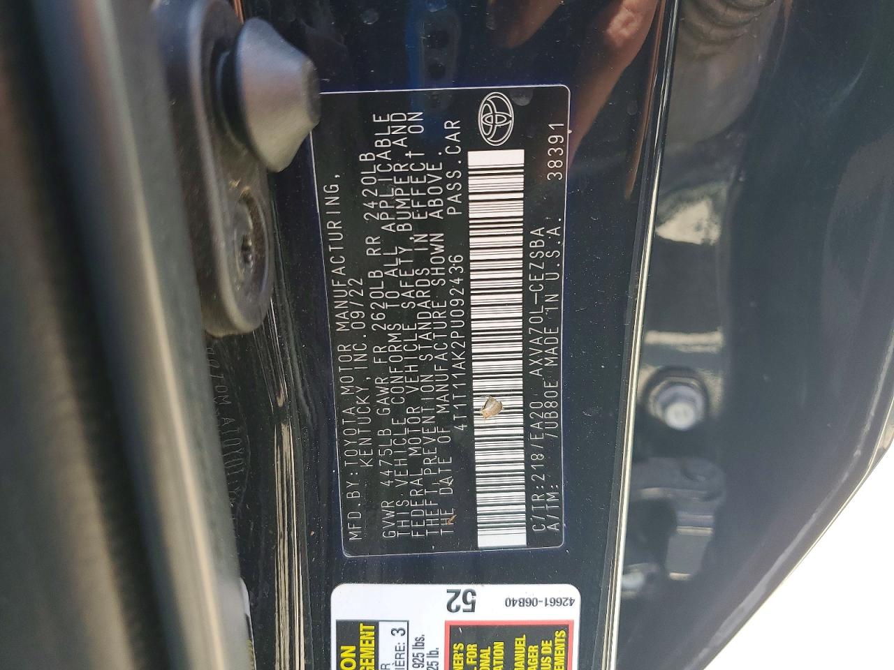 Toyota Camry Se
