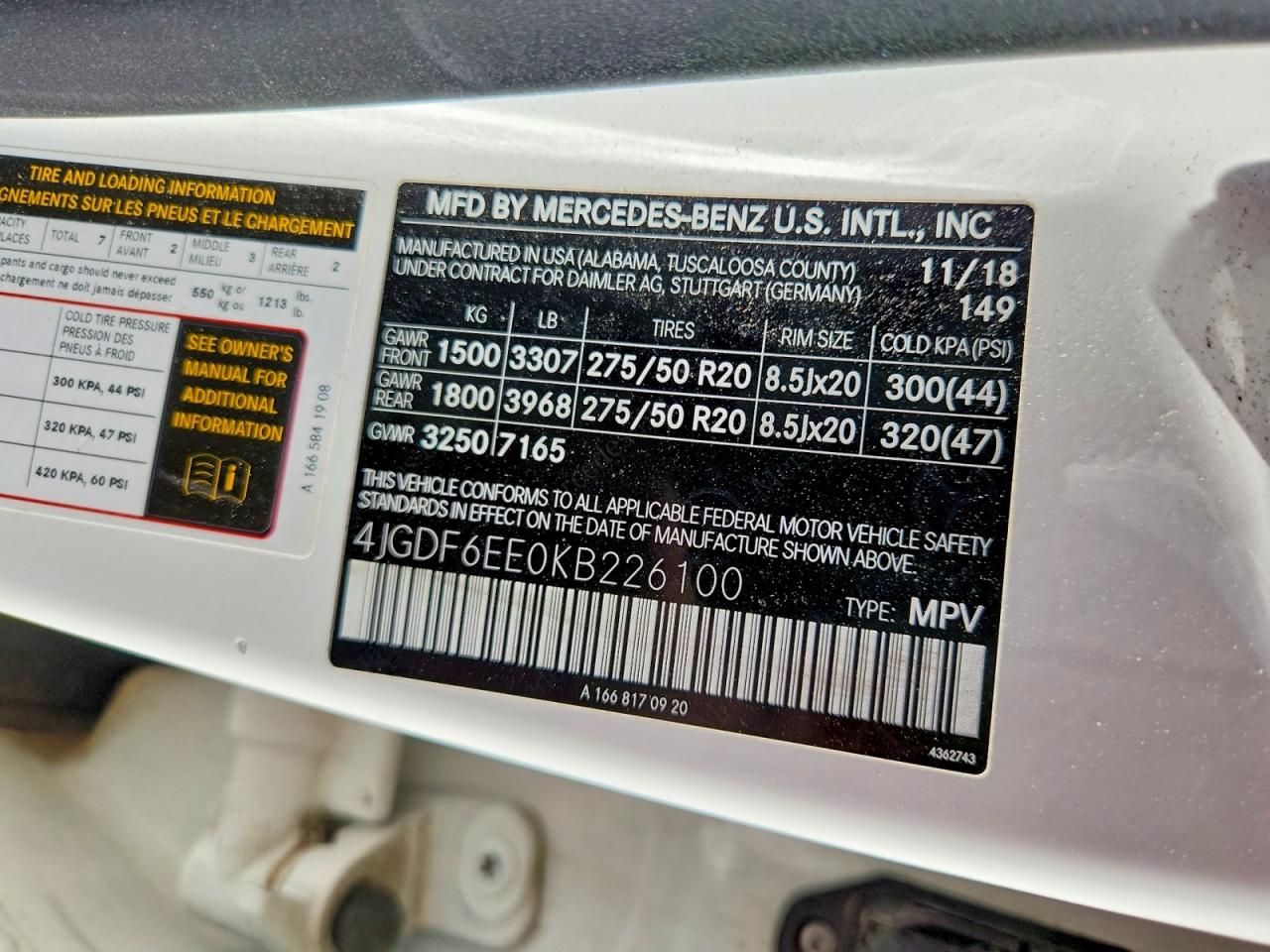Mercedes-Benz Gls-class 450 4matic