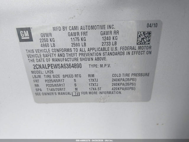 Chevrolet Equinox Lt