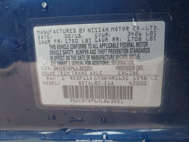 Nissan Versa 1.6 Sv