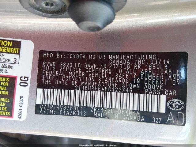 Toyota Corolla Le