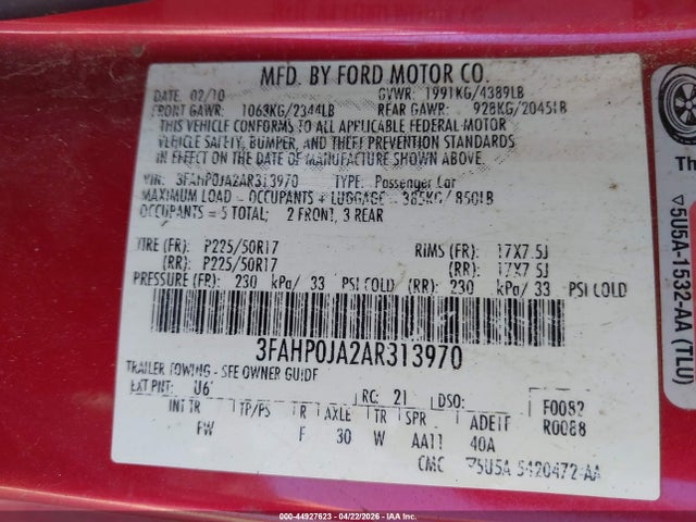 Ford Fusion Sel