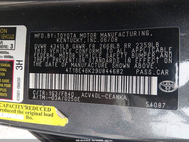 Toyota Camry Le