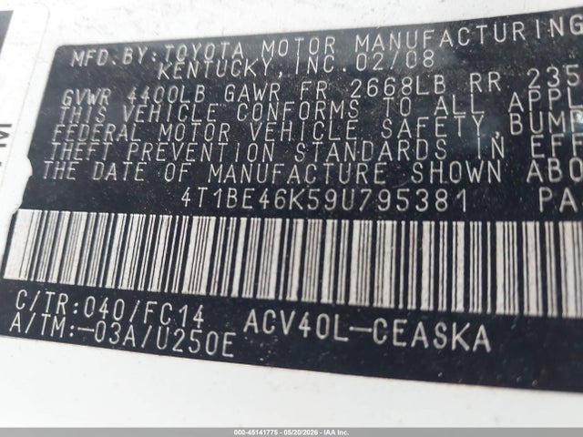 Toyota Camry Se