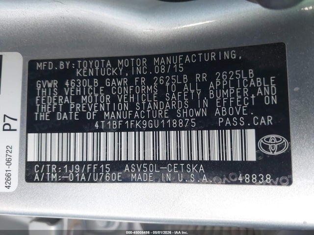 Toyota Camry Se