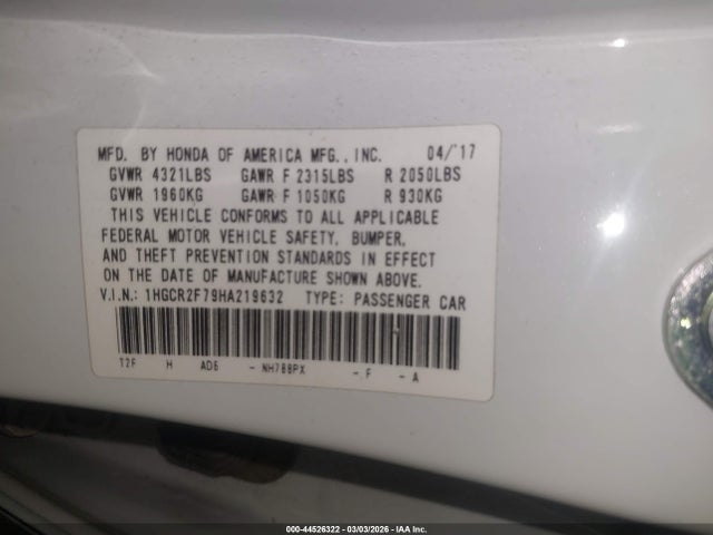 Honda Accord Ex