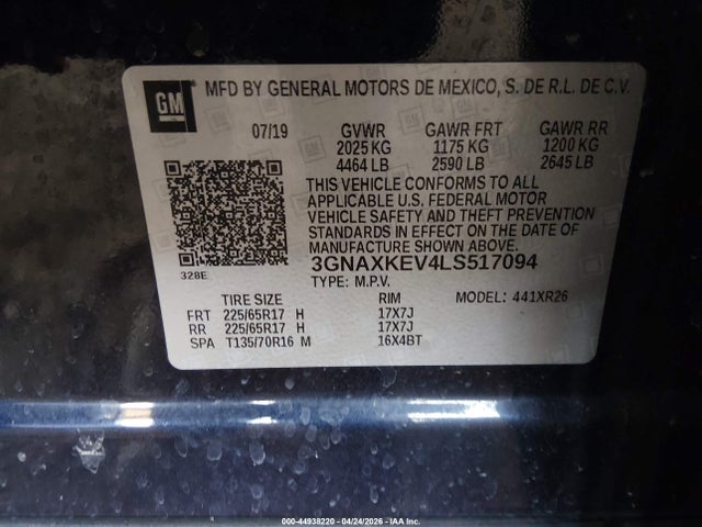 Chevrolet Equinox Fwd Lt 1.5l Turbo