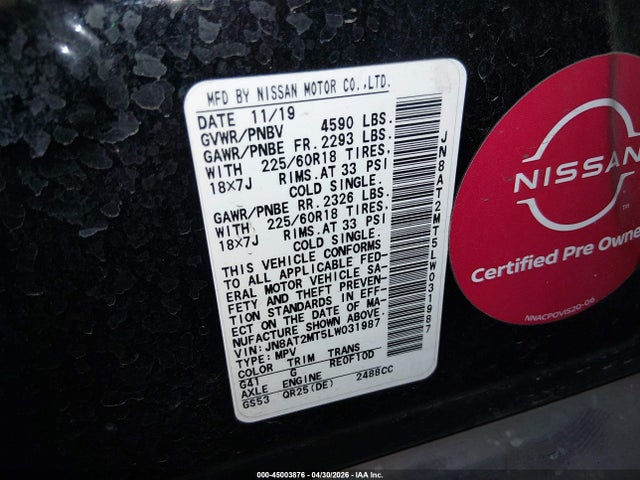 Nissan Rogue Sv Fwd