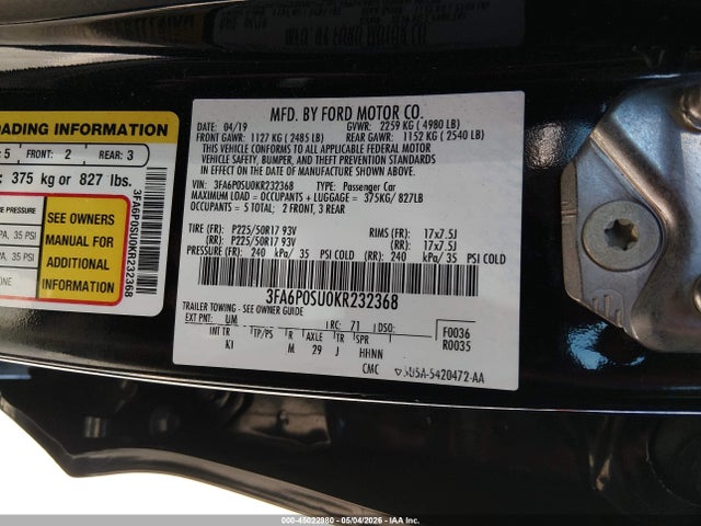 Ford Fusion Titanium