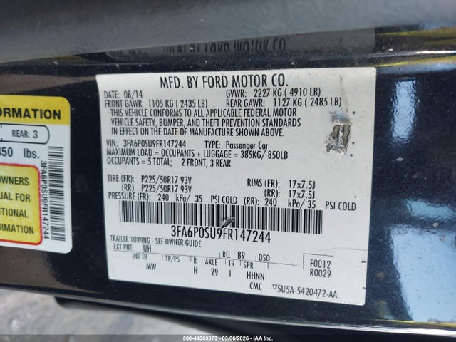 Ford Fusion Titanium