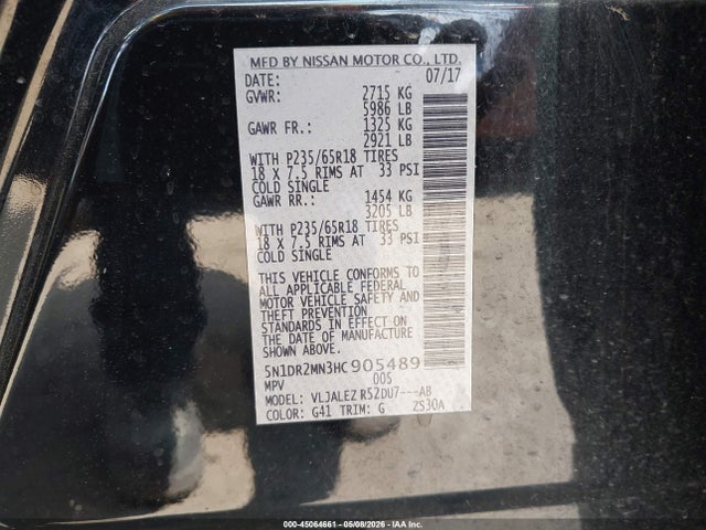 Nissan Pathfinder Sv
