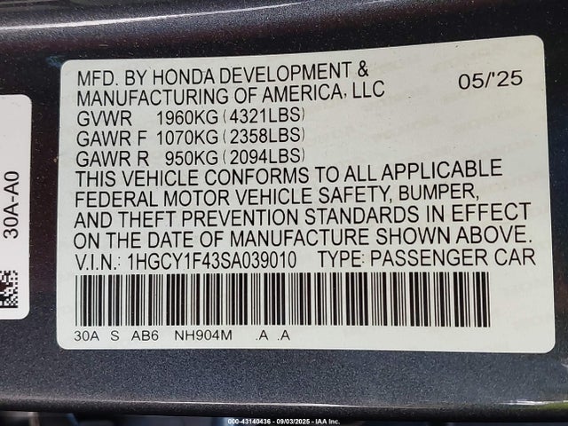 Honda Accord Se
