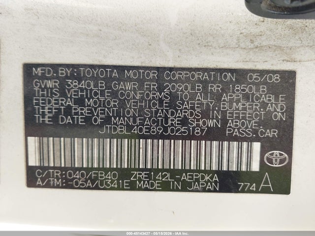 Toyota Corolla Le