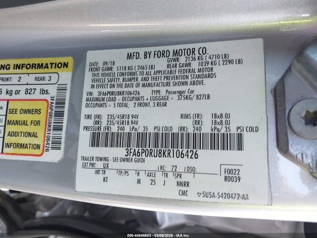 Ford Fusion Titanium