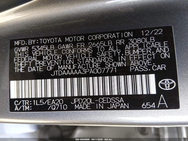 Toyota Mirai Xle