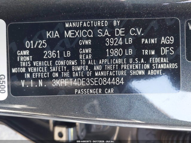 Kia K4 Lxs