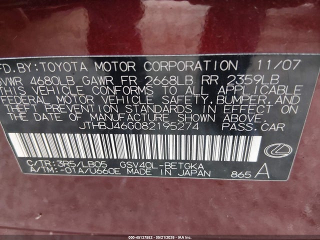 Lexus Es 350
